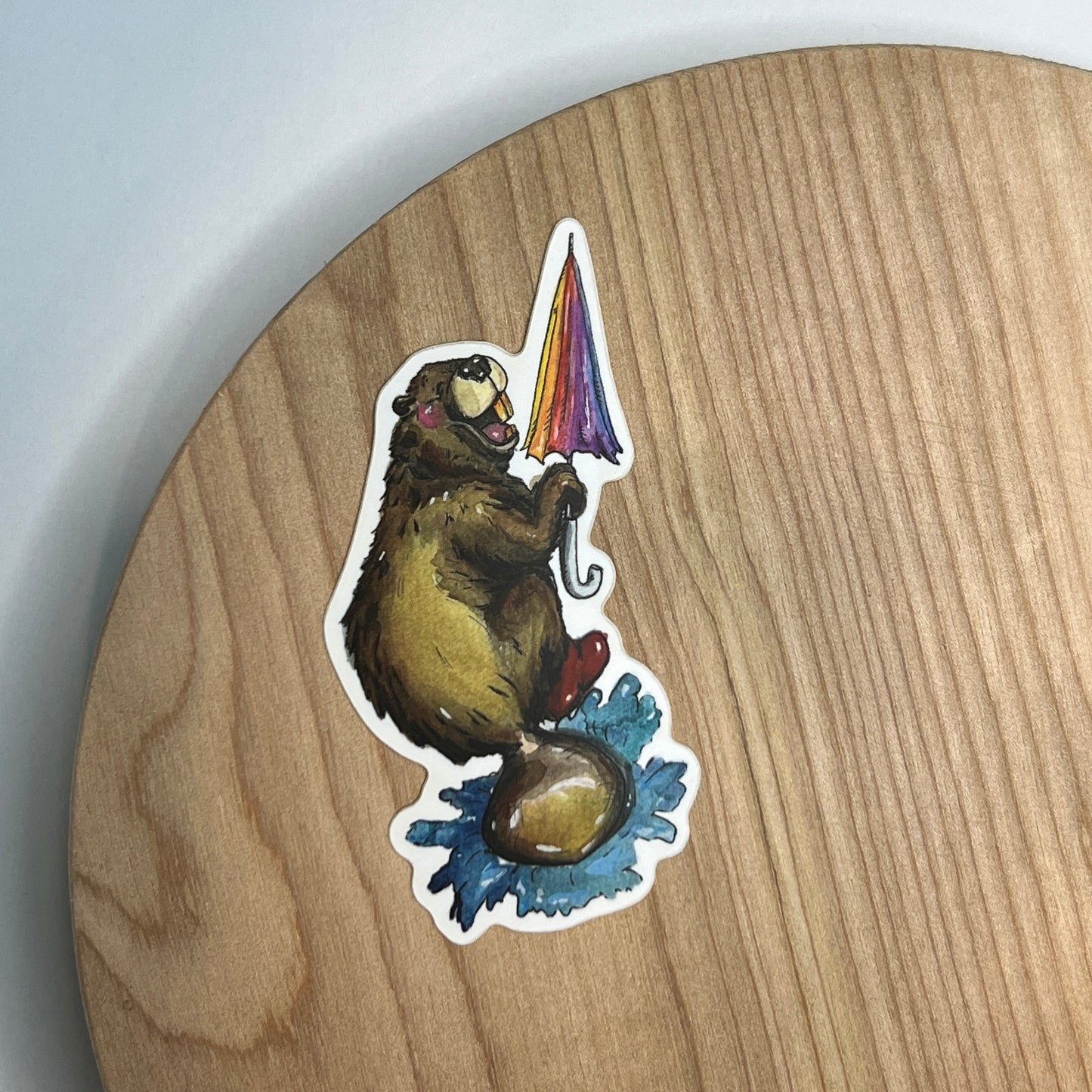 Rainy Day Animal Series: Beaver
