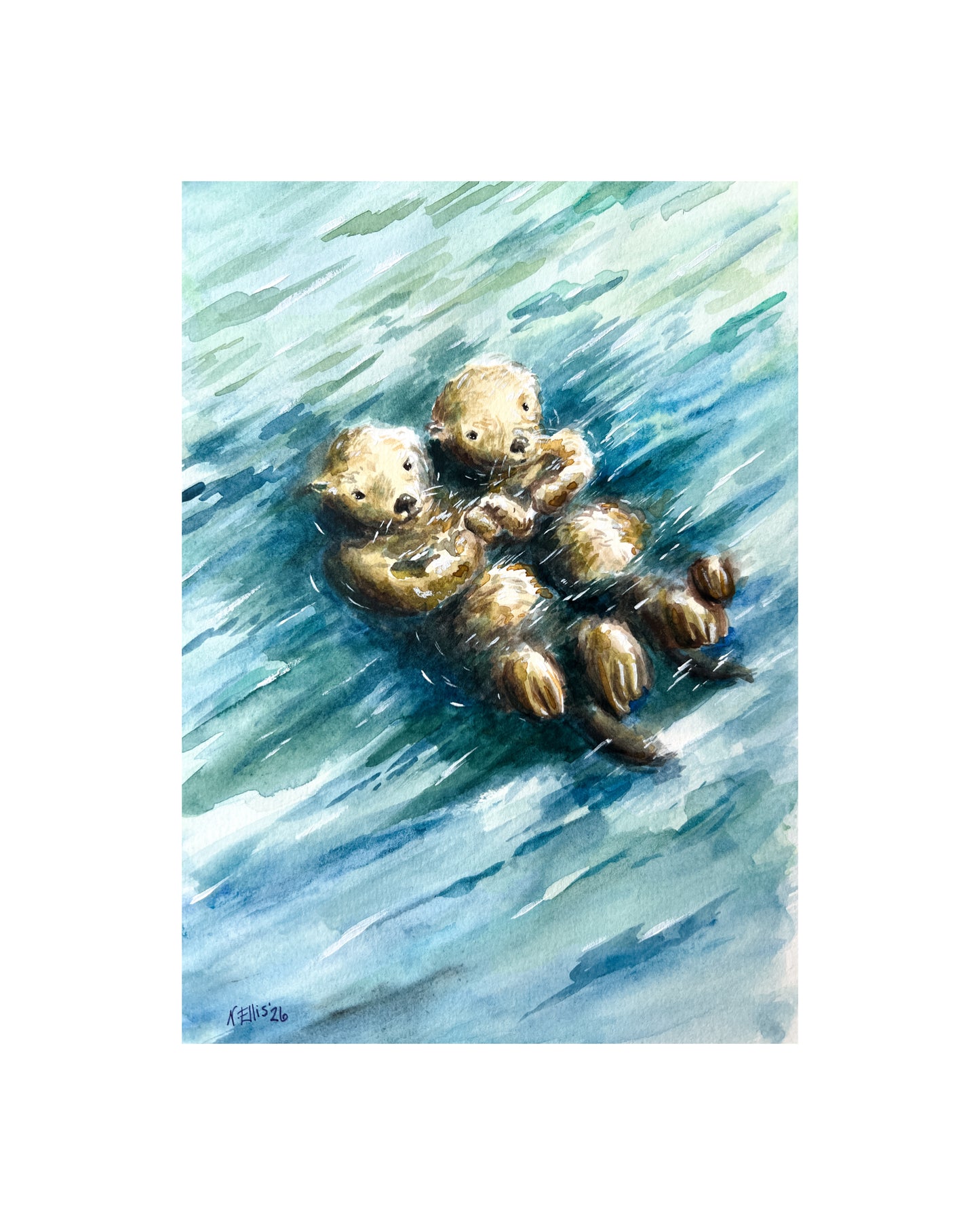 Otter Pops Card
