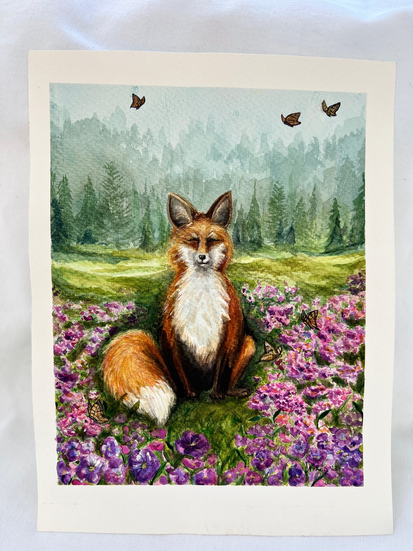 What The Fox Knows original painting