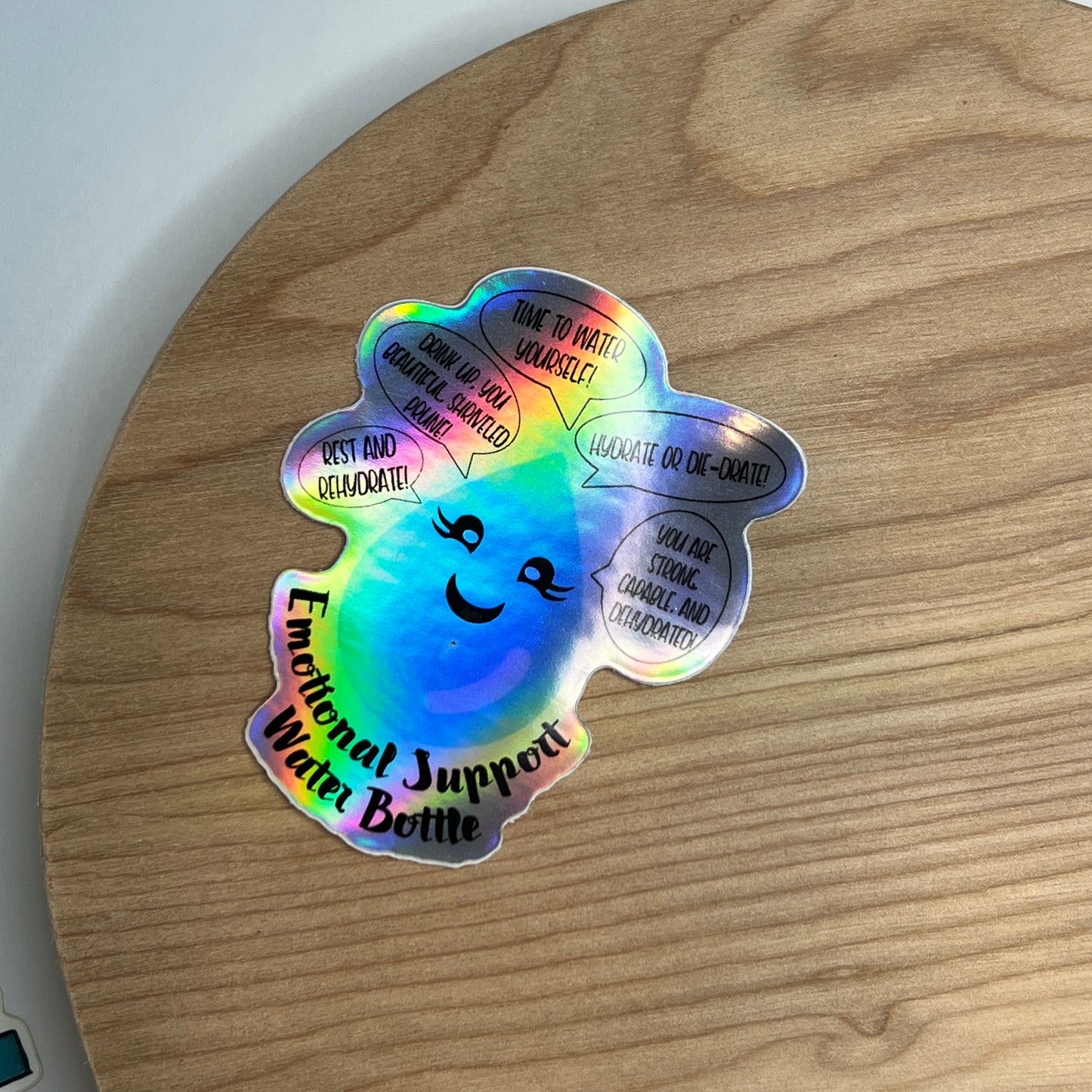 Emotional Support Water Bottle sticker