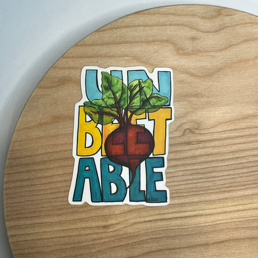 UnBEETable sticker