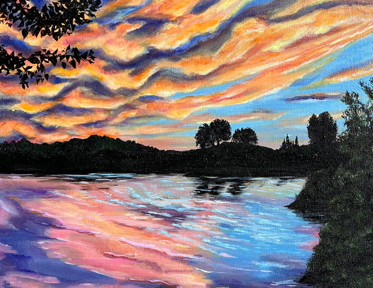 Sunset Over Banks Lake print