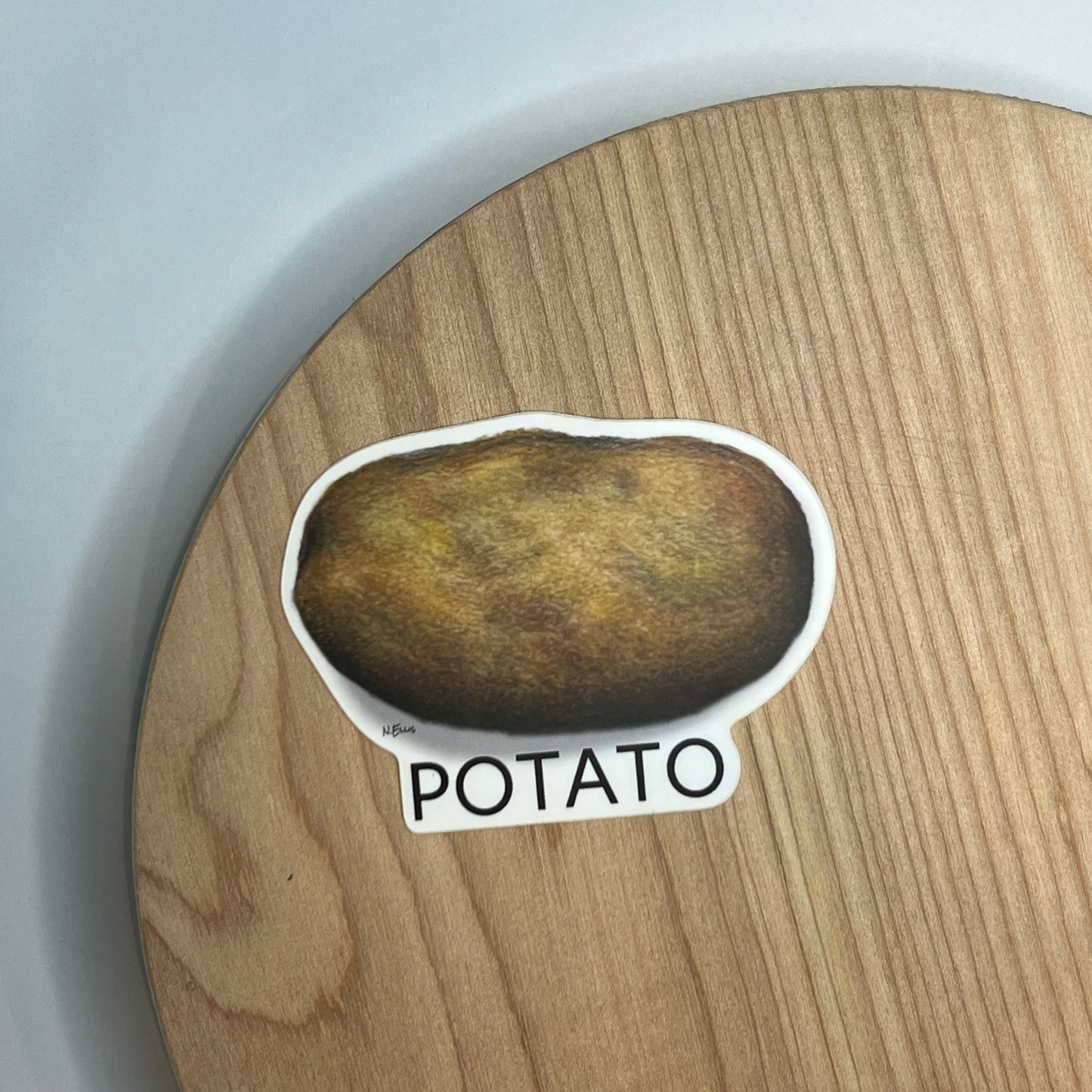 Potato sticker