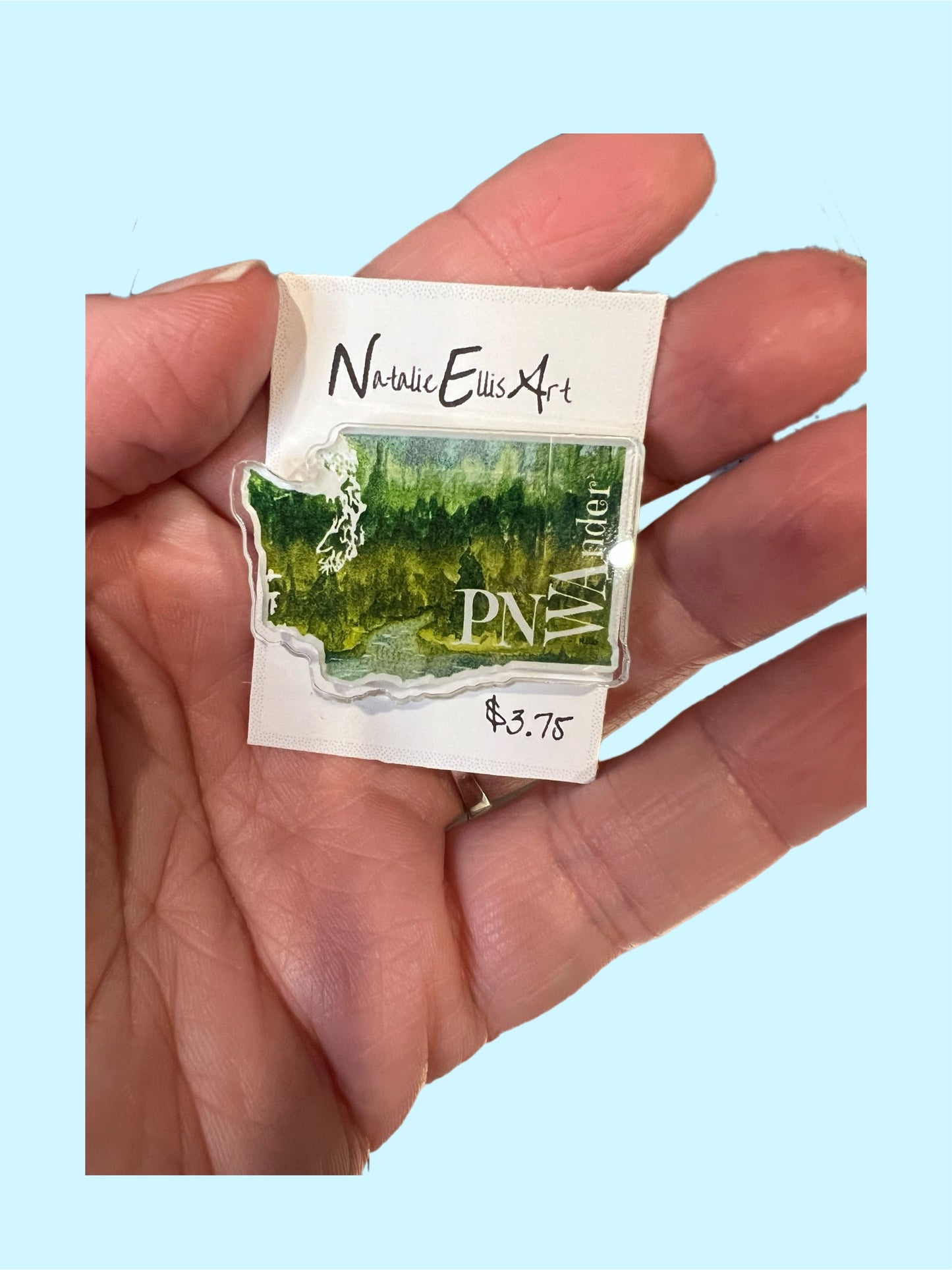 PNW/WAnder acrylic pin