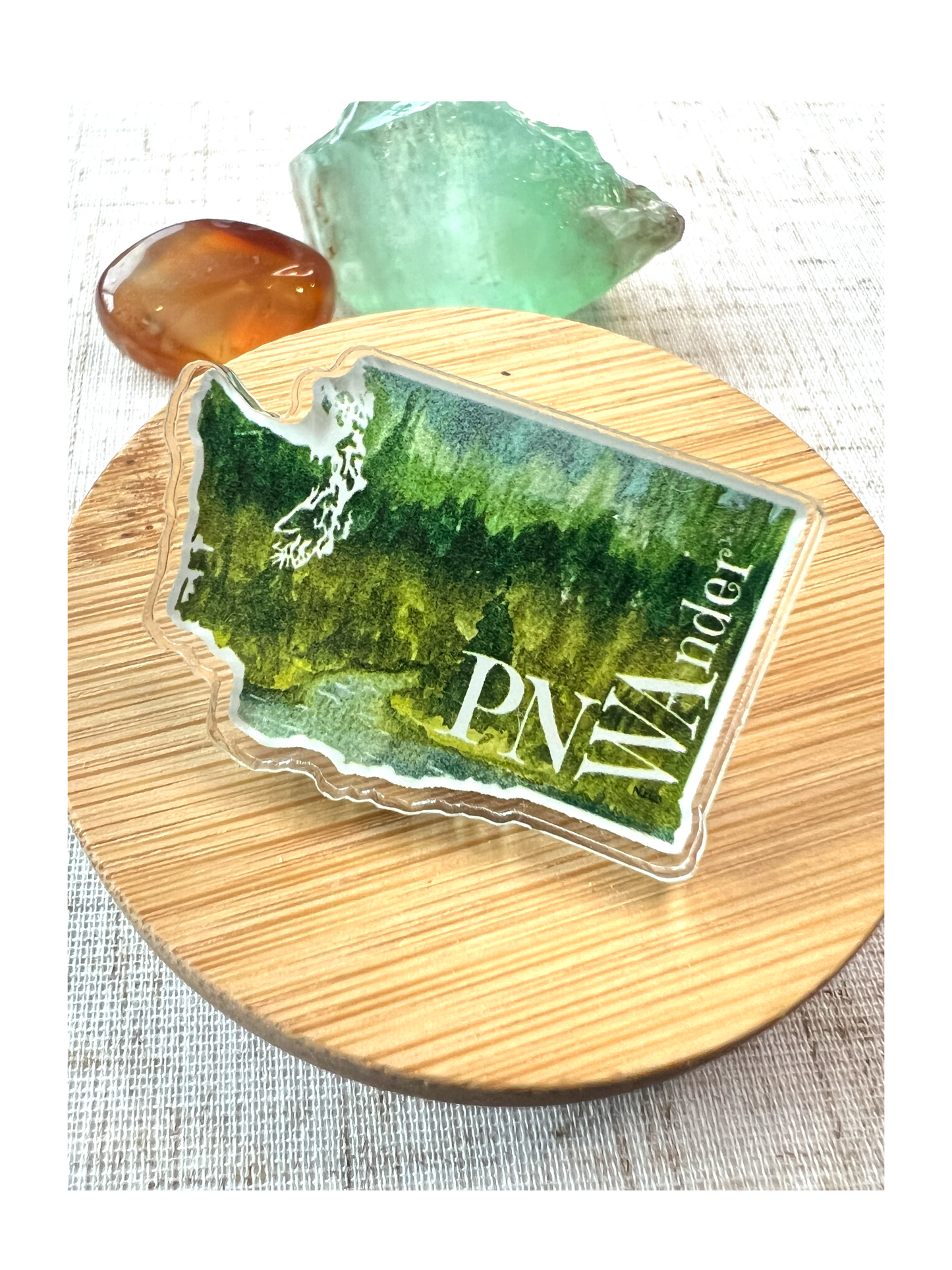 PNW/WAnder acrylic pin