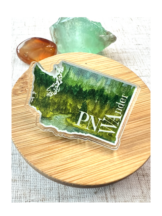 PNW/WAnder acrylic pin