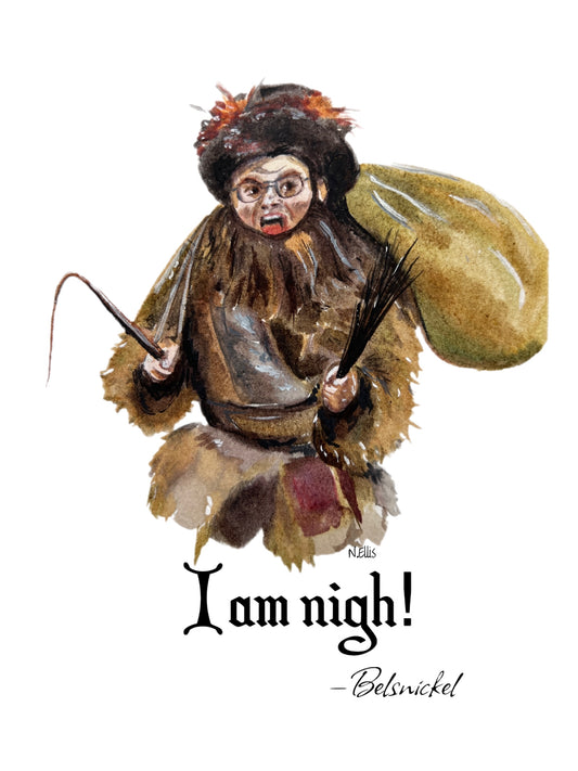 Dwight Schrute as Belsnickel card