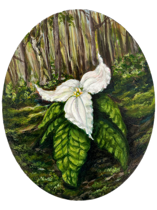 Trillium painting