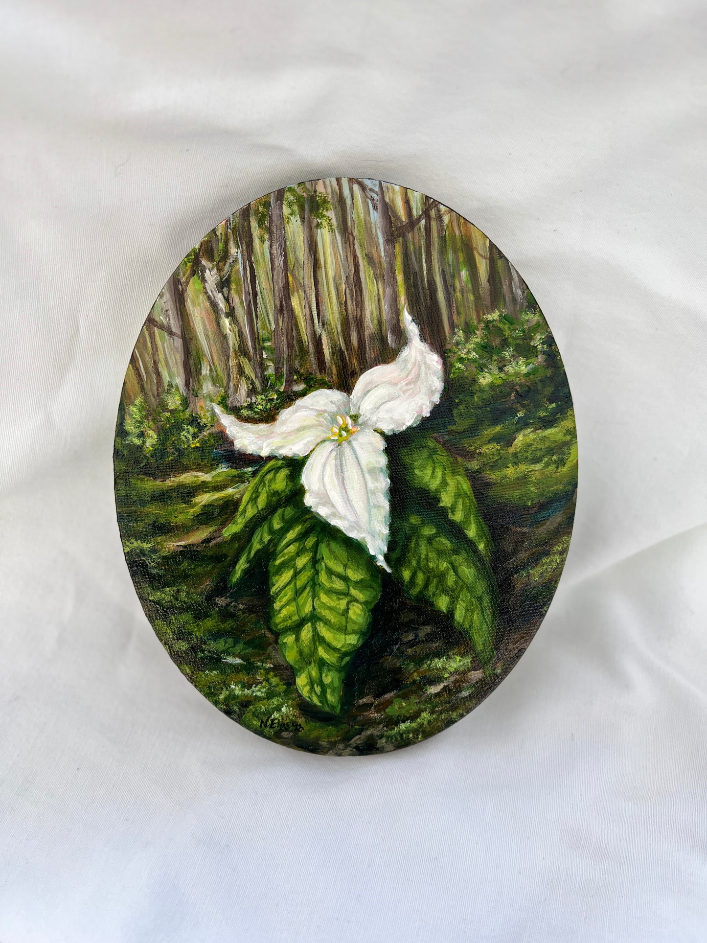 Trillium painting