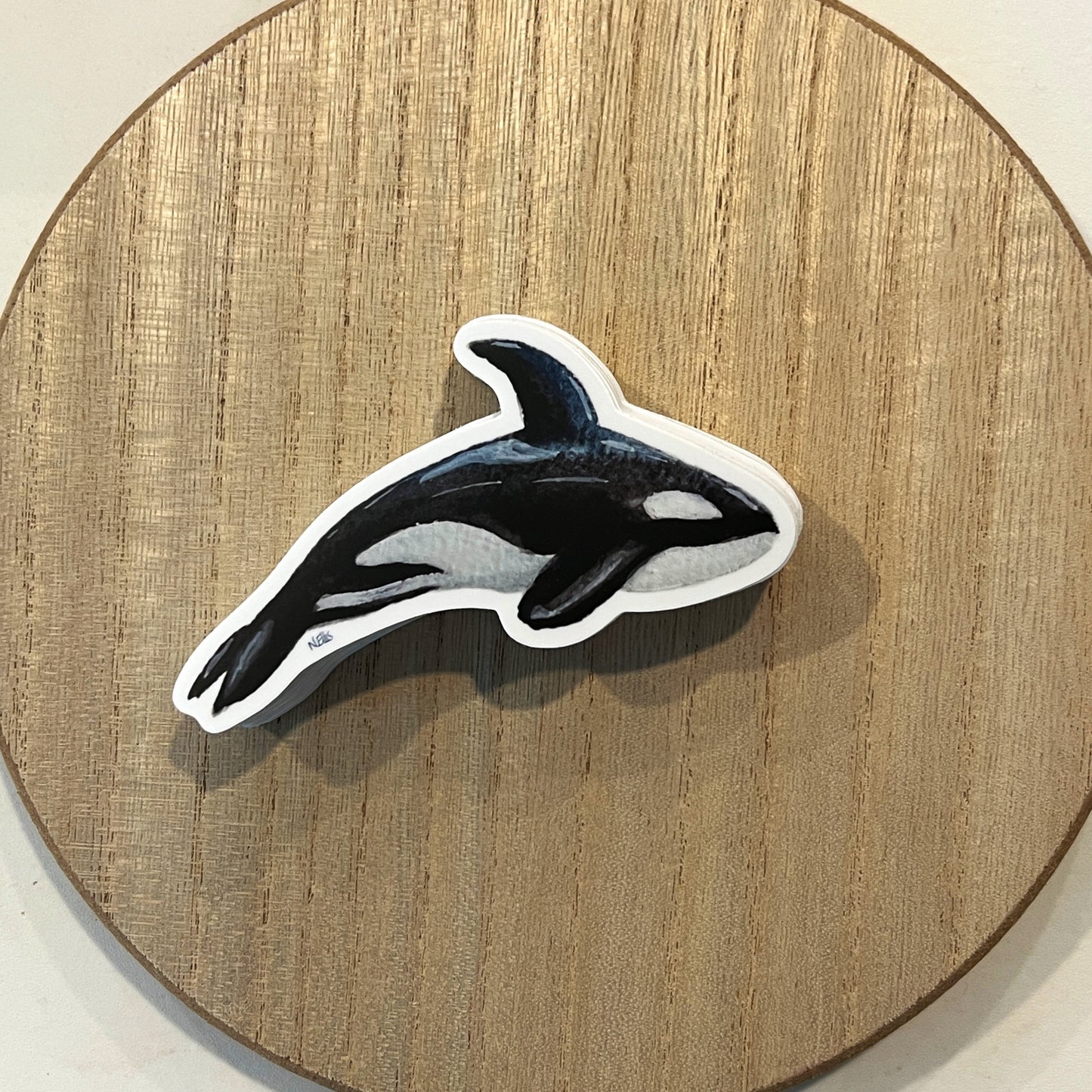 Orca vinyl sticker