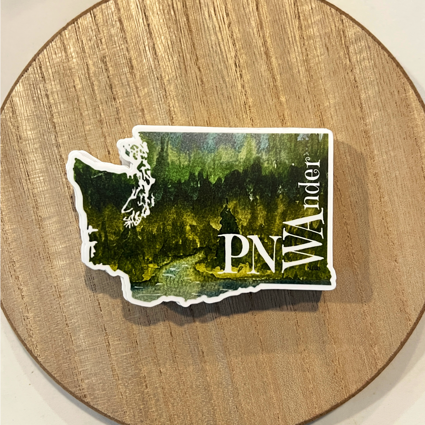 Washington State vinyl sticker