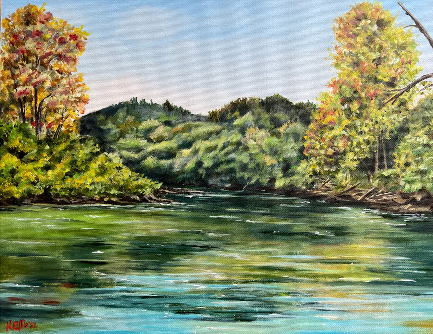 “Autumn on the Chehalis” original painting