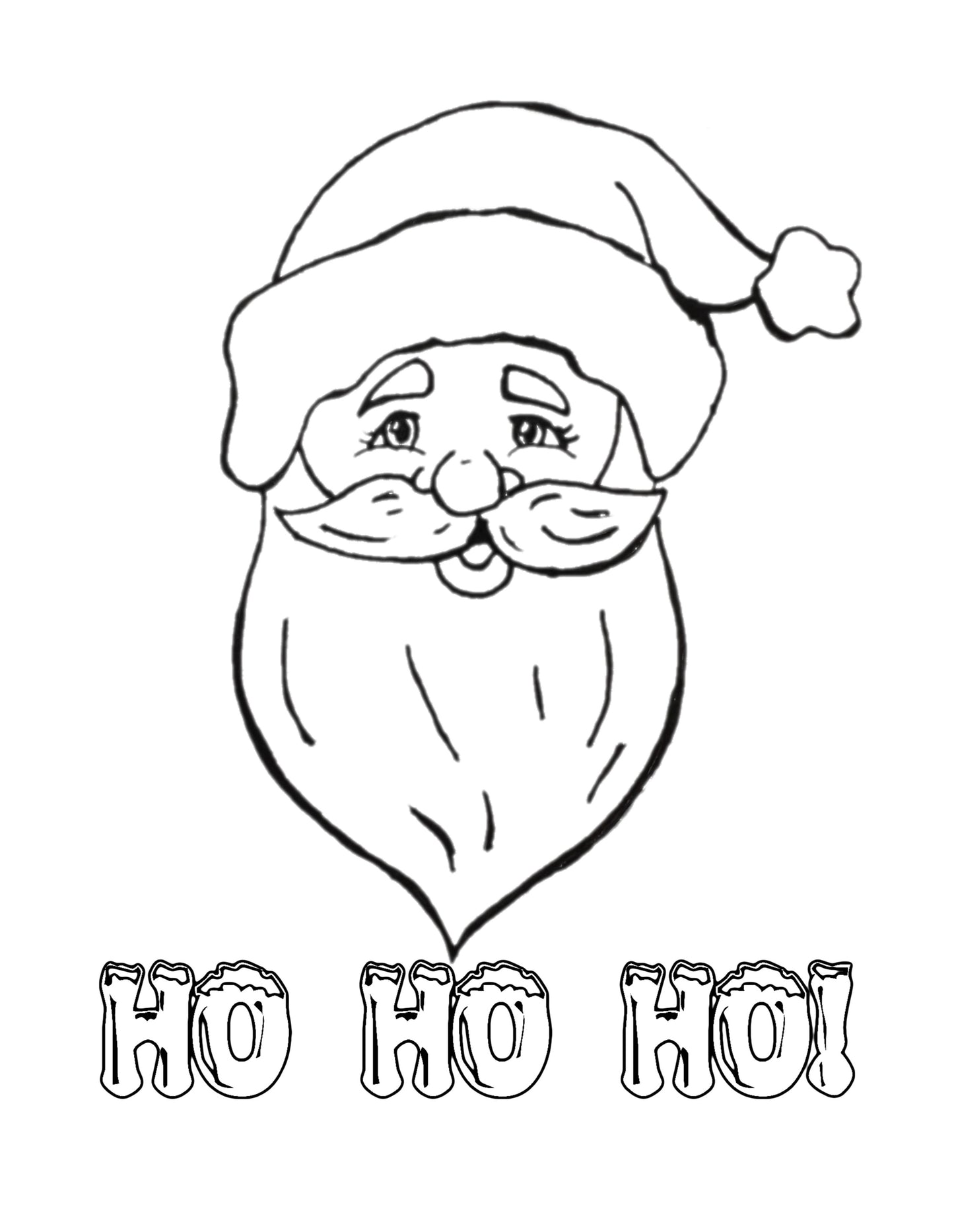 Free Santa Coloring Sheet download